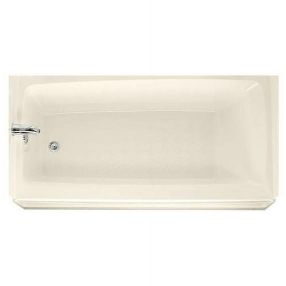 Swanstone BT3060L Veritek 60" Three Wall Alcove Soaking Tub with Left Hand Drain 30" D x 60" W