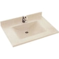 thumbnail image 1 of Swanstone 25W x 22D in. Contour Solid Surface Vanity Top, 1 of 2