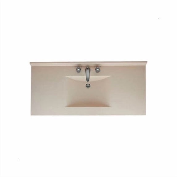 Swanstone CV2243-040 43-Inch by 22-Inch Contour Vanity Top, Bermuda Sand Finish