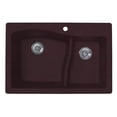 thumbnail image 1 of Swanstone Swanstone Classics 33'' x 22'' Large/Small Bowl Kitchen Sink, 1 of 2