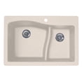 thumbnail image 1 of Swan Drop-In/Undermount Granite 33 in. 1-Hole Kitchen Sink in Granito - New, 1 of 3