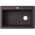 thumbnail image 1 of Swanstone QZSB-3322.077 Drop-in Single Bowl Sink, 33-Inch x 22-Inch, Nero, 1 of 3