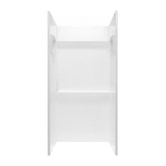 Swanstone SA-3232-010 Veritek Glue-Up 3-Panel Shower Wall Kit, 32-in L X 32-in H X 72-in H, White 32-in L X 32-in H X 72-in H White