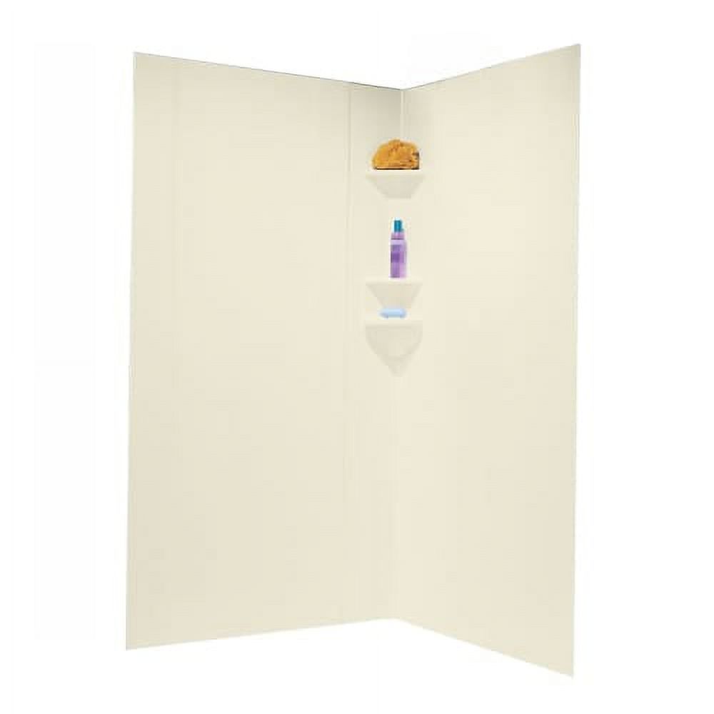Swanstone SWNEODTF HighGloss NeoAngle Shower Wall Kit 35.5" to 38