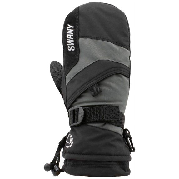Swany X-Over Jr Mitt - Youth Black/Dark Grey Medium