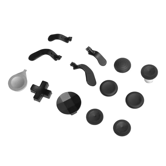 Swap Thumbsticks Paddles Accessory Set Kit for Xbox One Elite Series 2 Controller 14 Pcs Metal Silicone