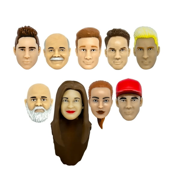Swappable Heads Accessory Pack For Figures Toy Company Ultimate Action Figures