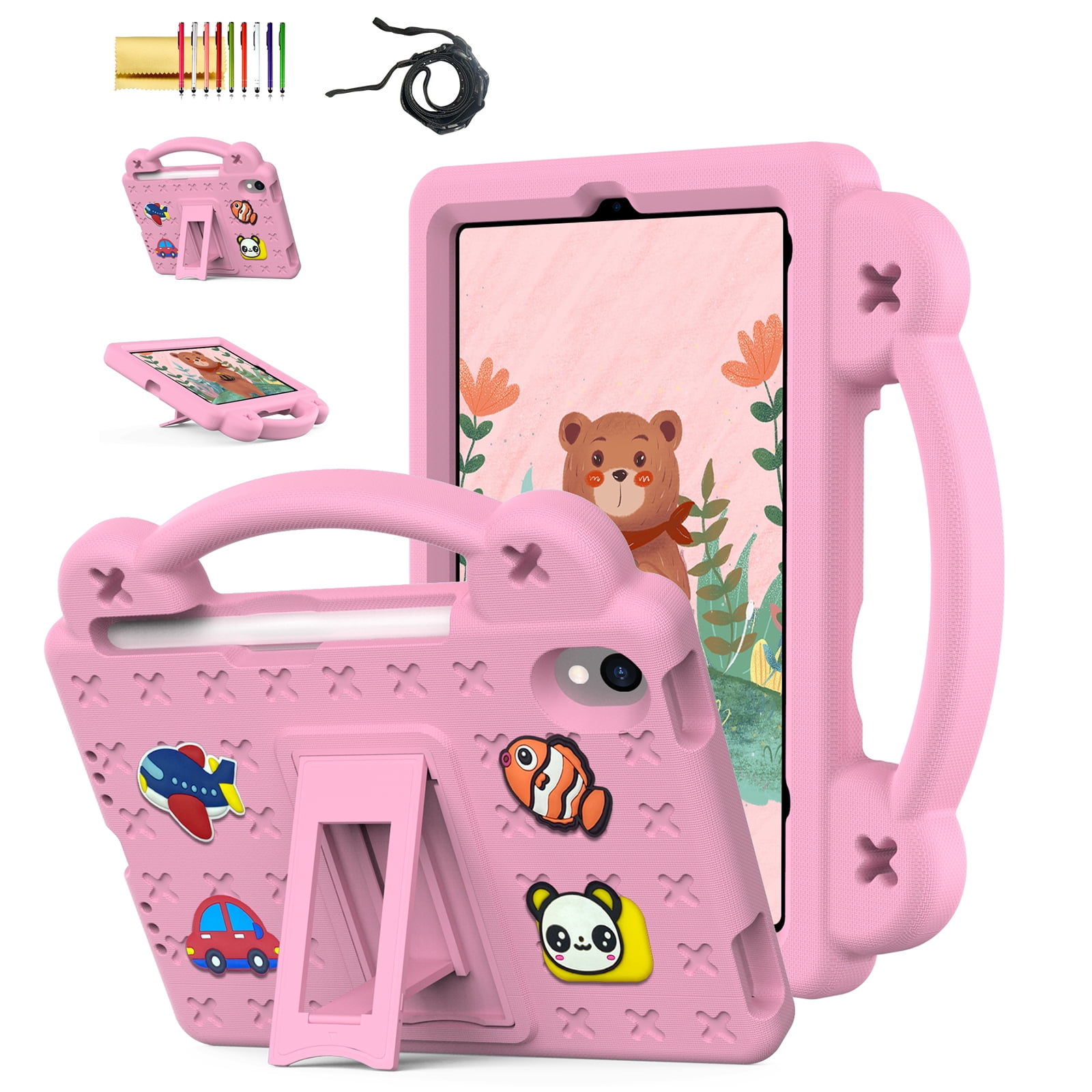 Swarich for iPad Air 13inch (M2) Kids Case 2024 Release with Kickstand/Handle, Builtin Pencil