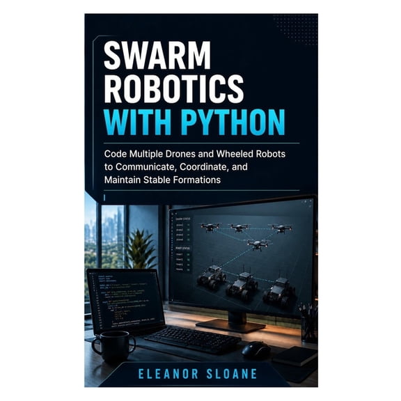 Swarm Robotics with Python: Code Multiple Drones and Wheeled Robots to Communicate, Coordinate, and Maintain Stable Form, (Paperback)