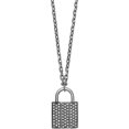 thumbnail image 1 of Swarovski 5120620 Women's Padlock Design Crystal Pendant Necklace, 1 of 4