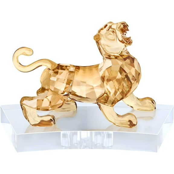 Swarovski 5301332 Chinese Zodiac Tiger Orange Crystal Figurine