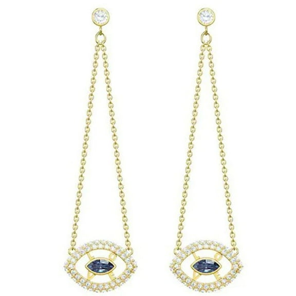 Swarovski 5445866 Women's Admiration Evil Eye Gold Earrings