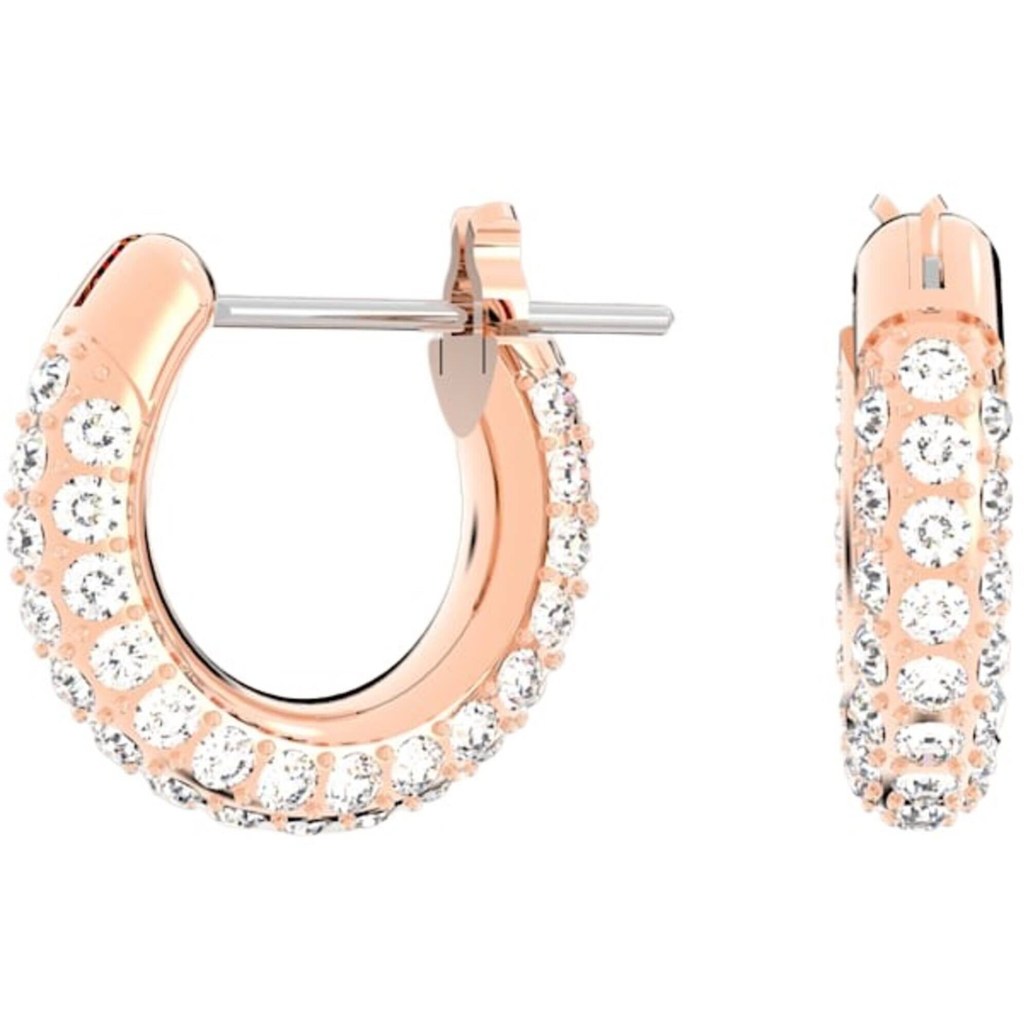 Swarovski 5446008 Women's Stone Rose Gold Tone Plated Earrings