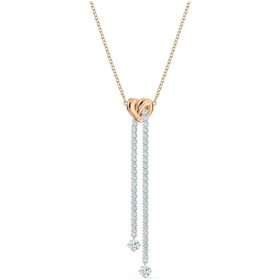 Swarovski 5517952 Women's Lifelong Heart Crystal Dangle Necklace