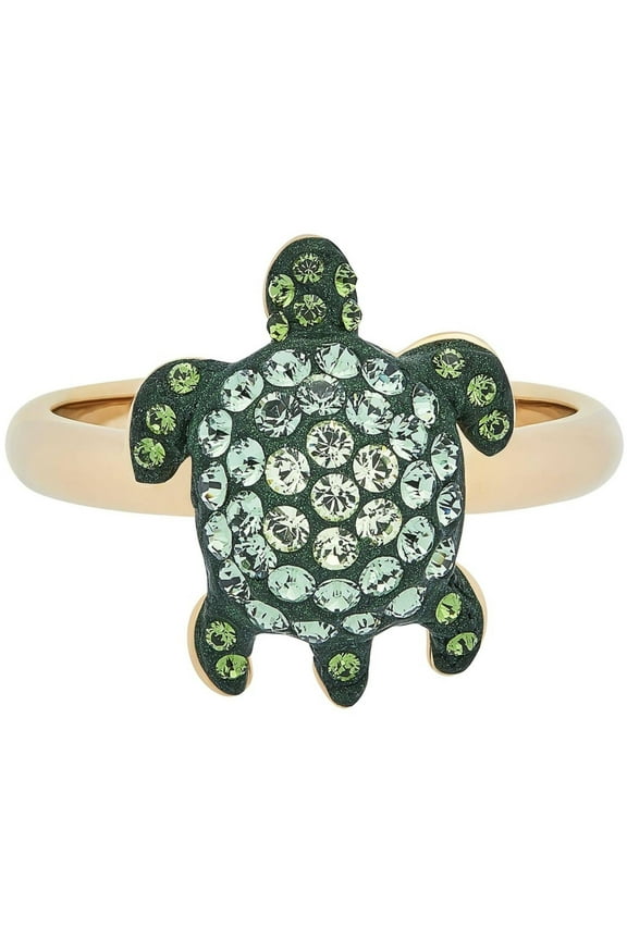 5524497 Women's Mustique Sea Life Green Ring, Size 6.5