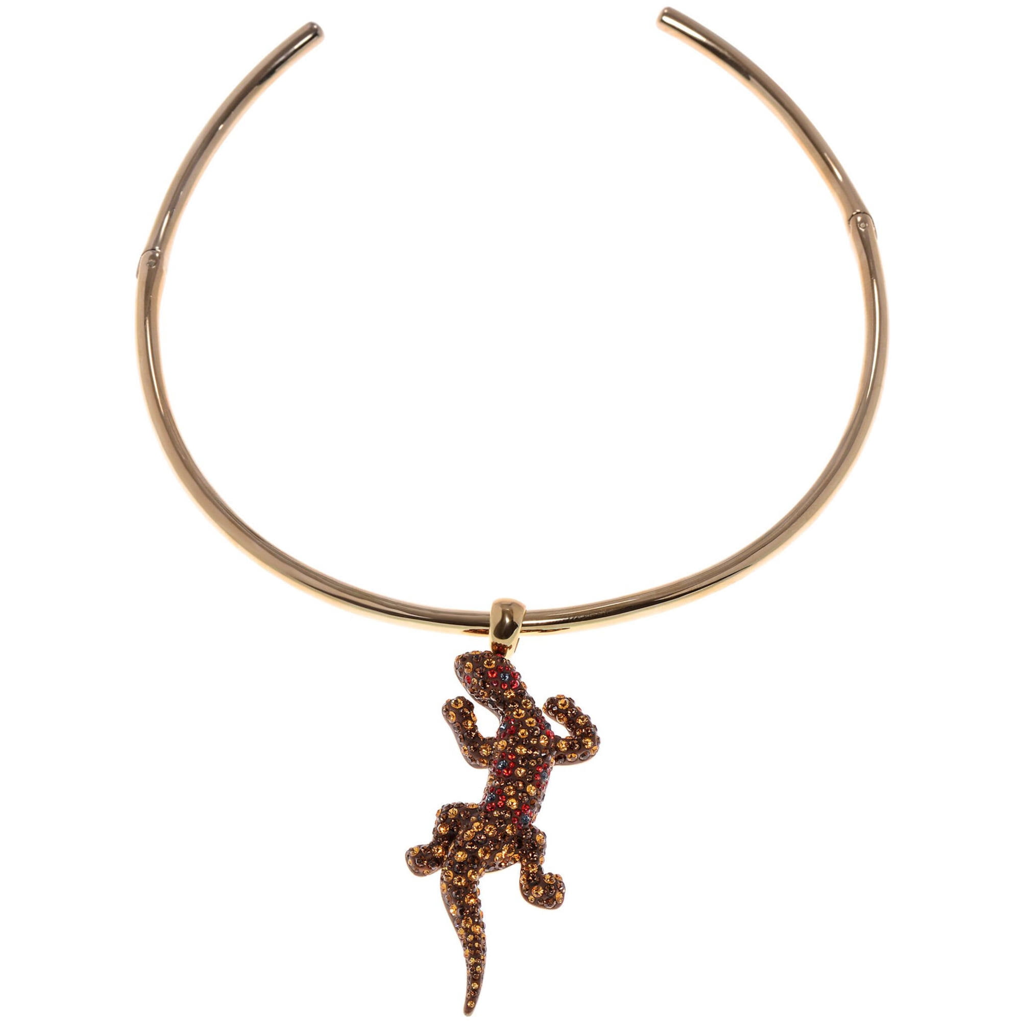 Swarovski 5546231 Women's Lizard Union Island Ghecko Necklace - Walmart.com