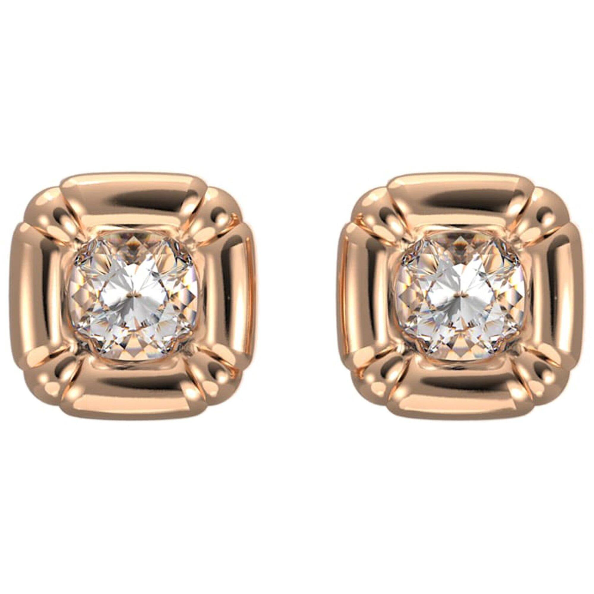 Swarovski 5617910 Women's Dulcis Rose Gold Tone Stud Earrings