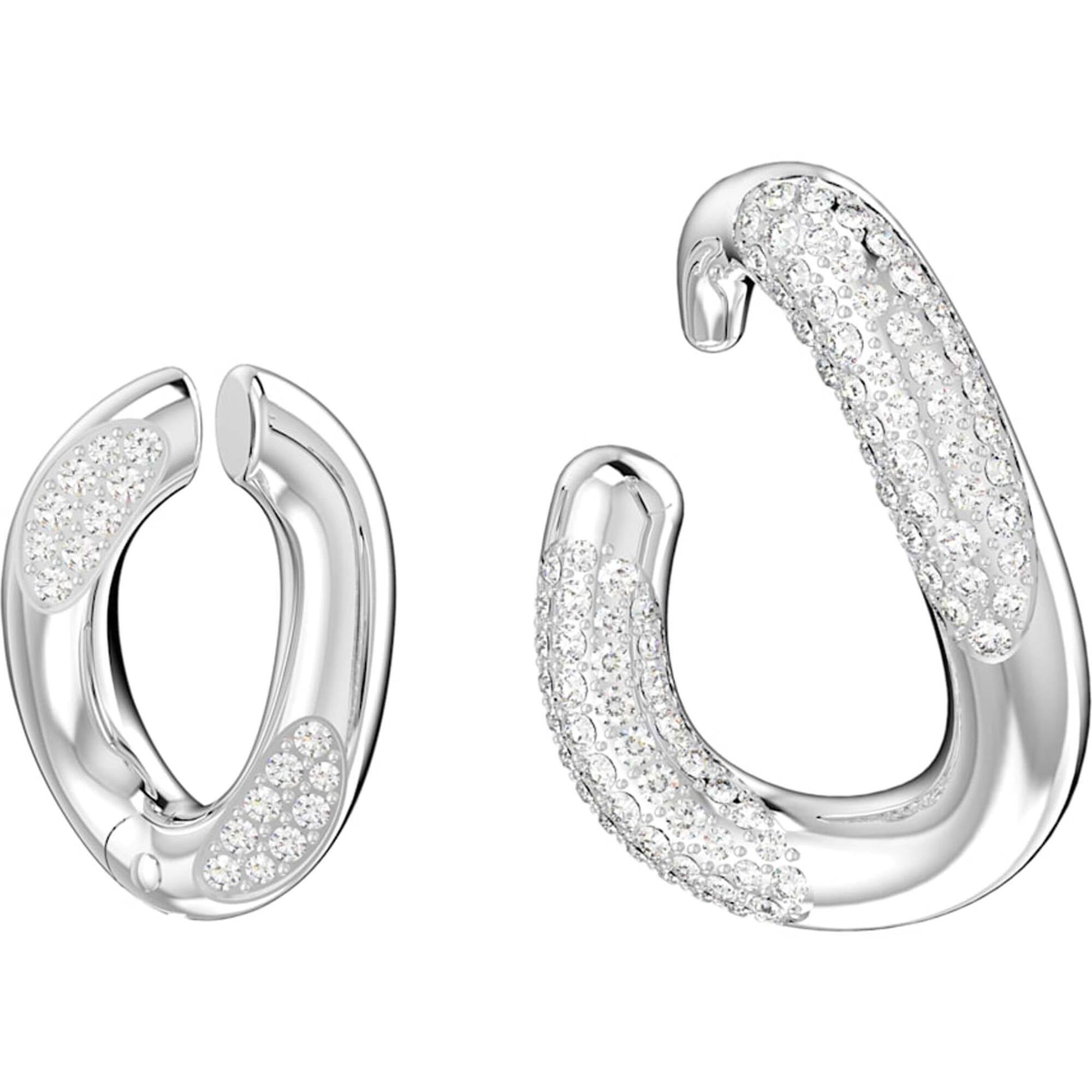 SWAROVSKI Dextera イヤーカフ&ピアスset 5618303/正規品 片耳 Swarovski 5618303 Women's Dextera Asymmetrical Ear Cuff, Set