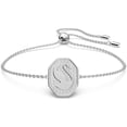thumbnail image 1 of Swarovski 5621099 Women's Signum Swan Rhodium Plated Bracelet, 1 of 4