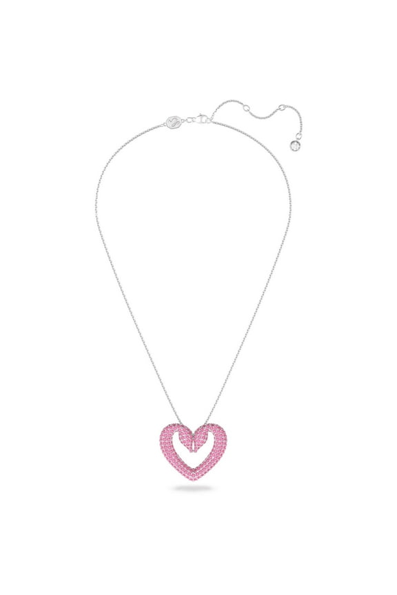 5631931 Women's Una Pink Crystal Large Pendant Necklace