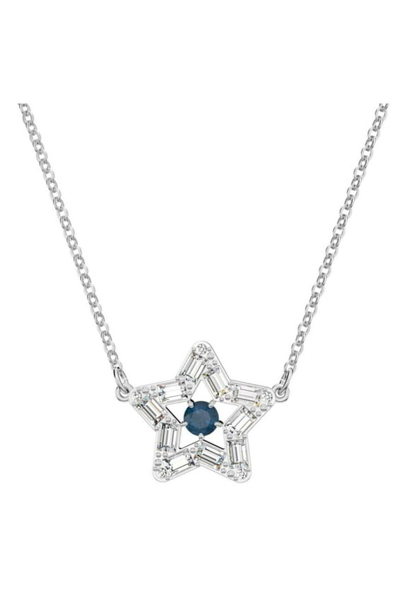 5639186 Women's Stella Rhodium Plated Pendant Necklace
