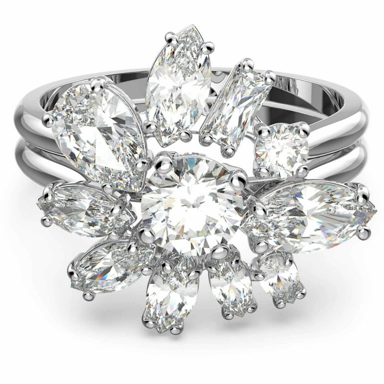 Swarovski クリスタルリング Amazon | Swarovski スワロフスキー Twist Rows クリスタル