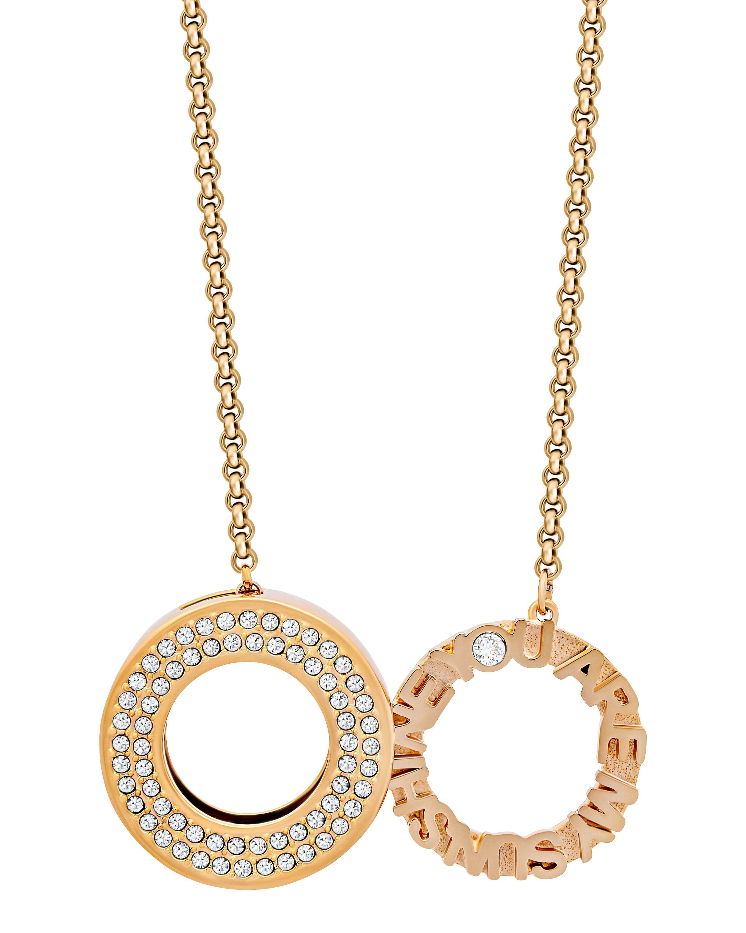 Swarovski Admiration 18k Rose Gold-Plated Clear Crystal Pendant