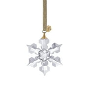 Swarovski Annual Edition 2022 Ornament - White Swarovski Crystals with Champagne Gold Tone Finish