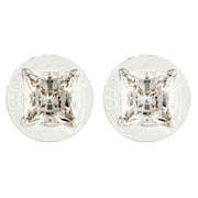 Swarovski Attract Rhodium Plated Stud Earrings