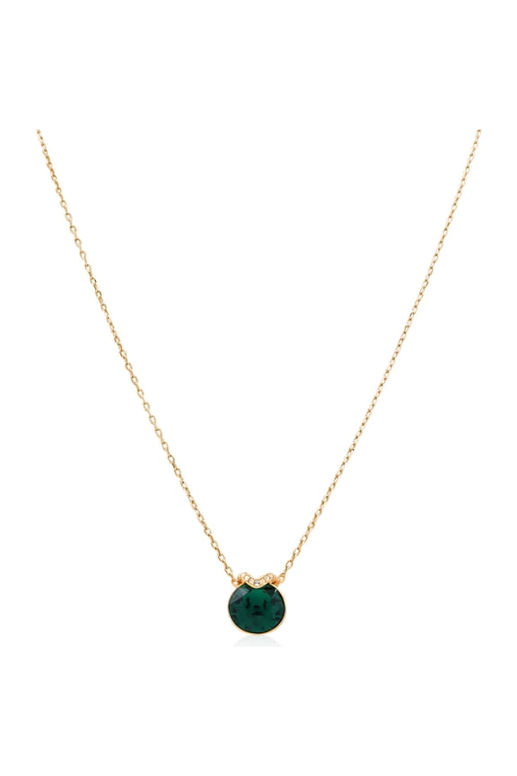 Bella Gold-Tone Plated V Pendant Necklace