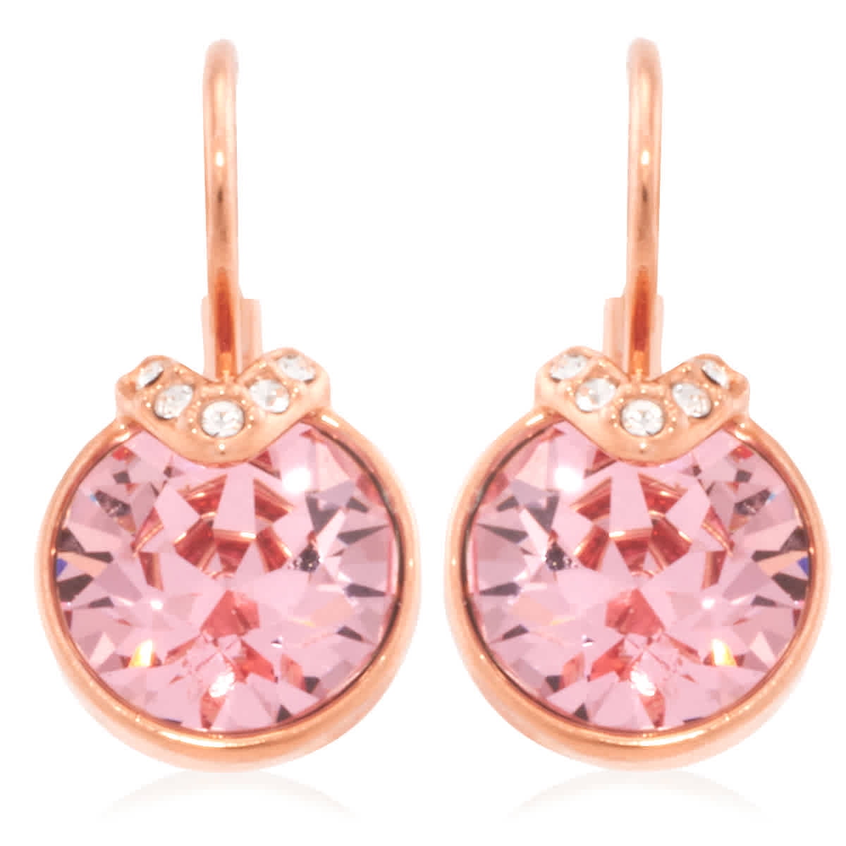 Swarovski pink bella earrings deals