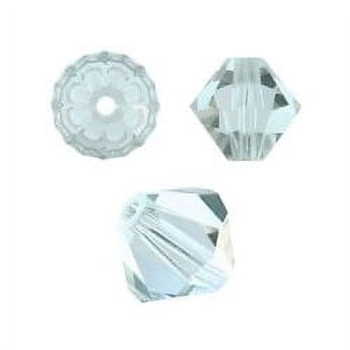 Swarovski Bicone Crystal Beads Item #5328/#5301 Lt. Azore Color 4mm Size - 72 Pieces