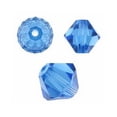 thumbnail image 1 of Swarovski Bicone Crystal Beads Item #5328 Sapphire Color 4mm Size - 72 Pieces, 1 of 2