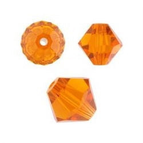 Swarovski Bicone Crystal Beads Item #5328 Sun Color 4mm Size - 72 Pieces