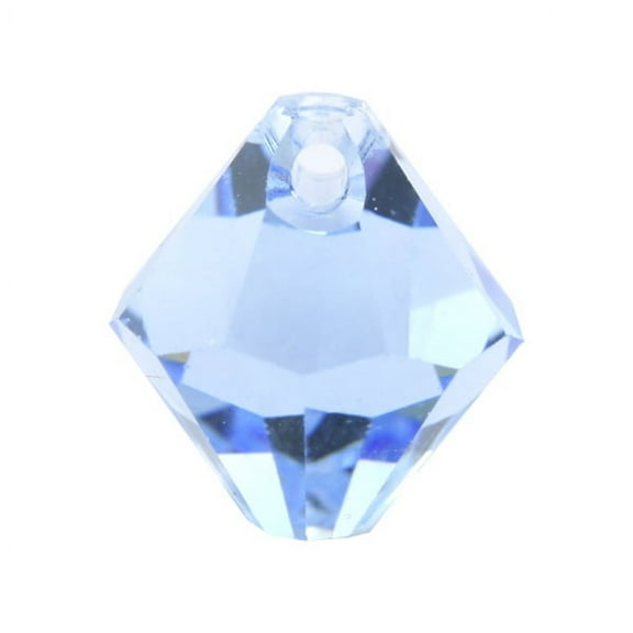 Swarovski Bicone Drop Top Drill Crystal Beads Item #6301 Light Sapphire AB Color 6mm Size - 12 Pieces