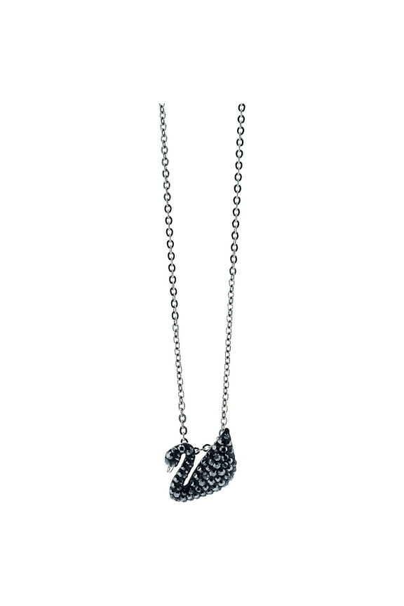 Black Swan Crystal Pendant Necklace