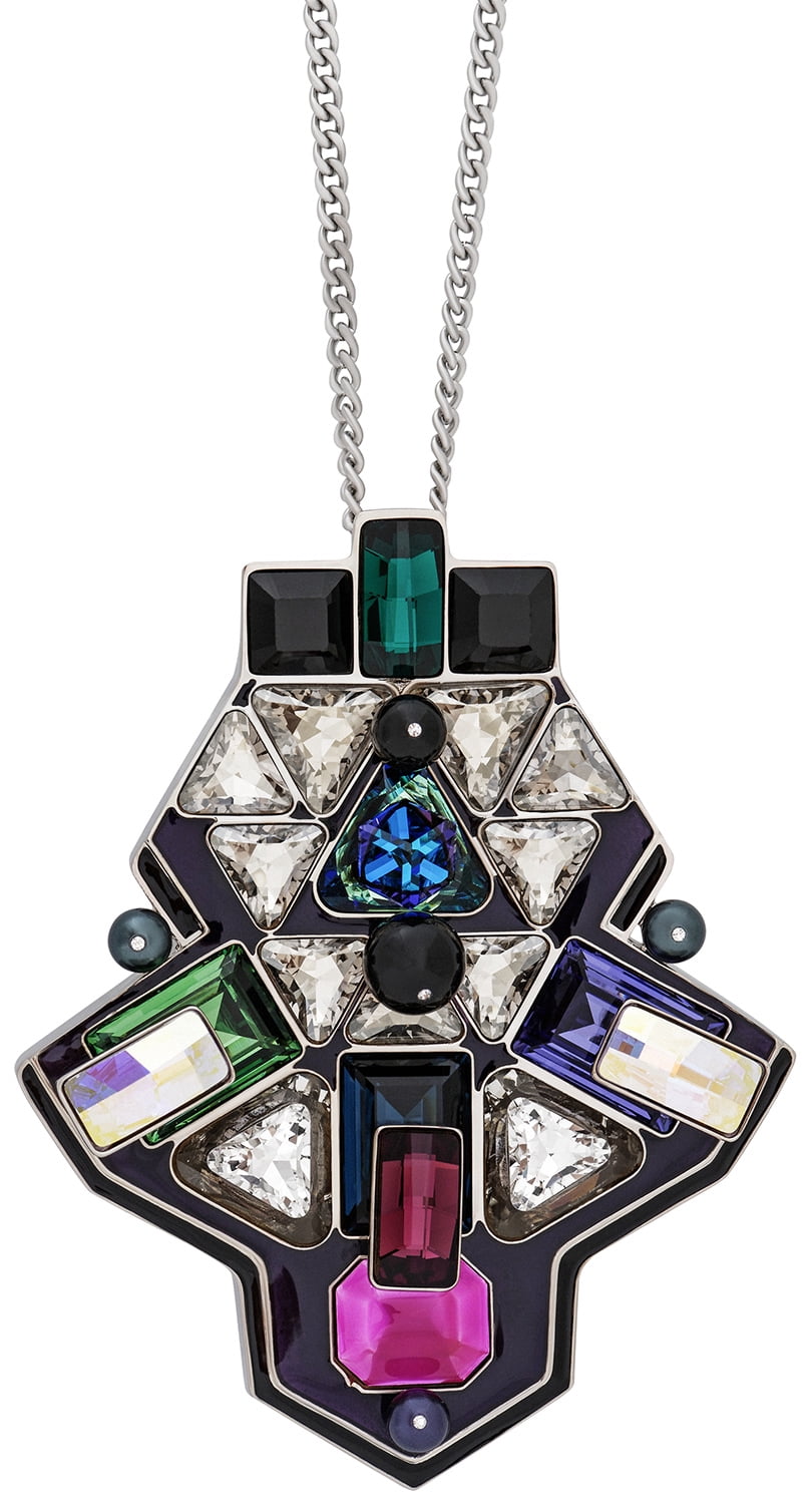 Swarovski Buzz Long Statement Jewelry, Multi-Color Crystals Swarovski Buzz Long Statement Jewelry, Multi-Color Crystals