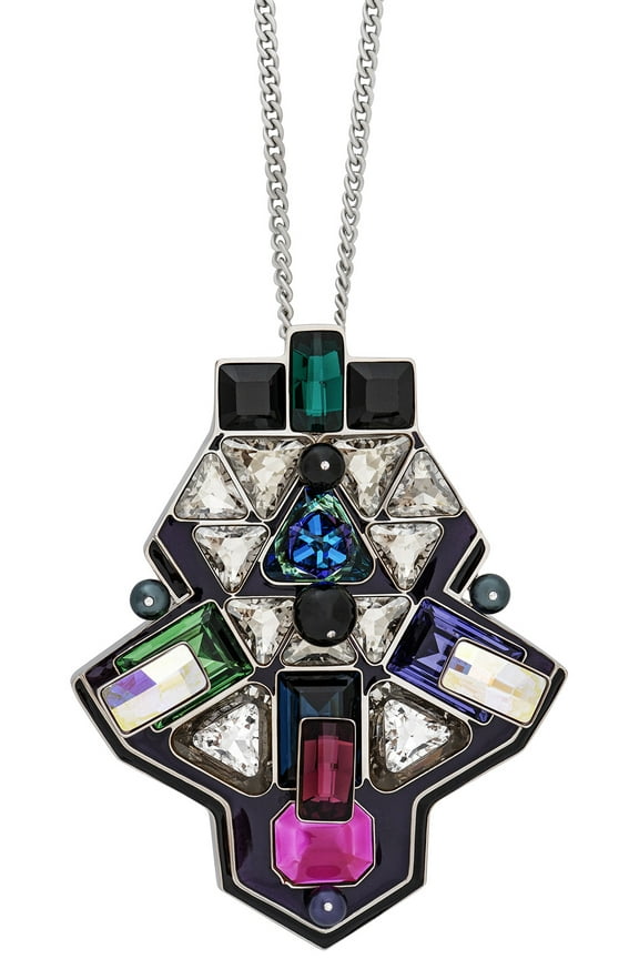 Buzz Multi-Color Crystals Pendant Necklace for Women 5070638