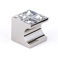 thumbnail image 1 of Alno 1" Contemporary II Knob With 4 Crystals - Clear / Polished Nickel, 1 of 3