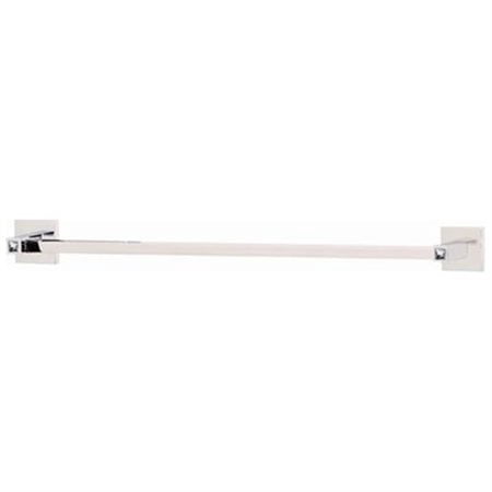 Swarovski Crystal 12" Wall Mounted Towel Bar, Satin Nickel