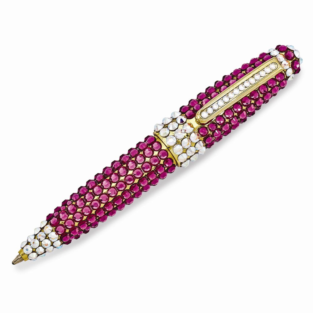 Swarovski Crystal Ball-point Pen Available in Black/Copper/Gold