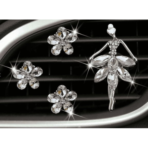 Swarovski Crystal Bling Ballerina Style Car Air Freshener
