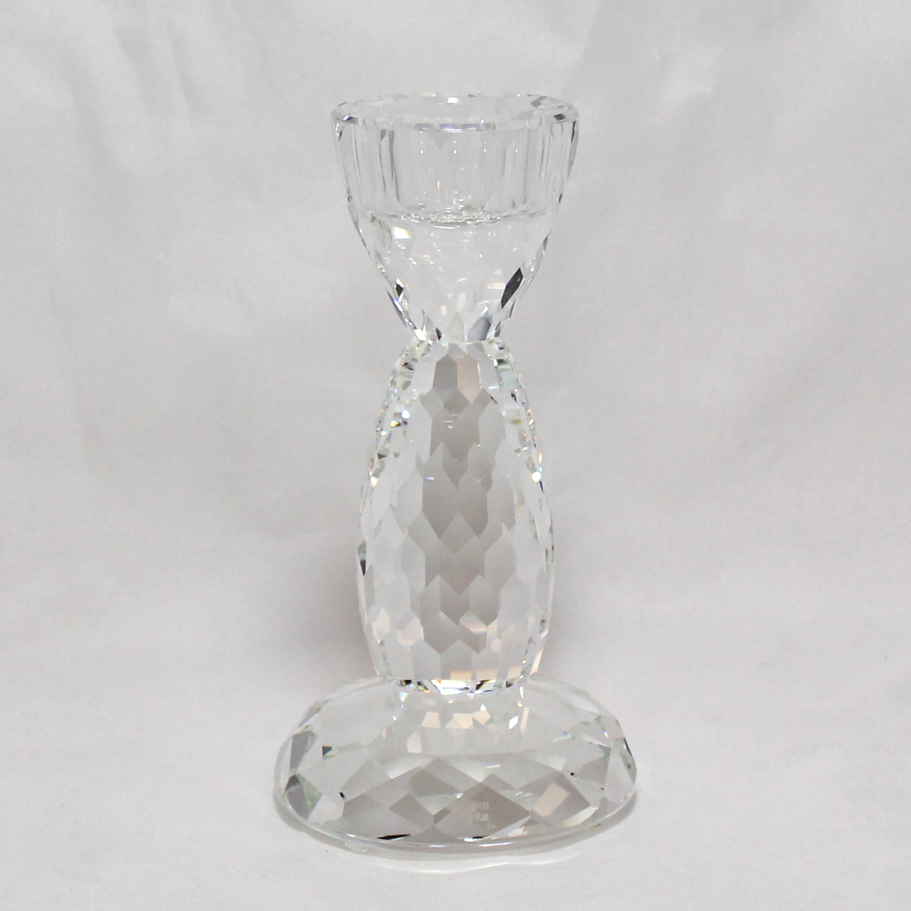 Swarovski Crystal: Candleholder #128 | Faceted Crystal