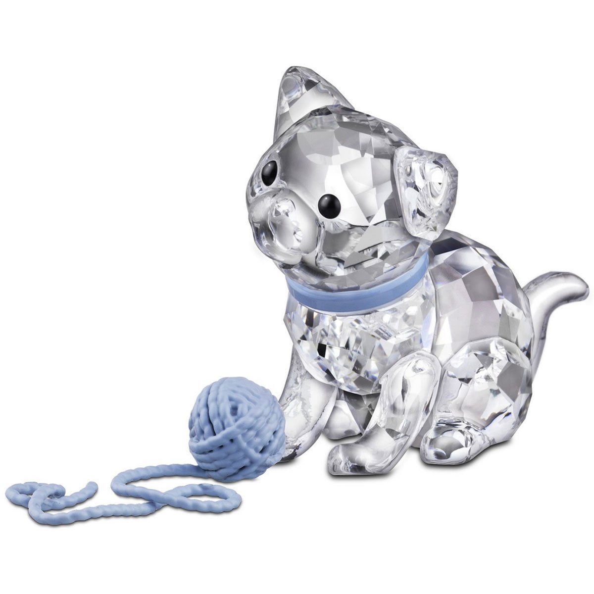 Swarovski Crystal Figurine KITTEN SITTING #5268832 - Walmart.com