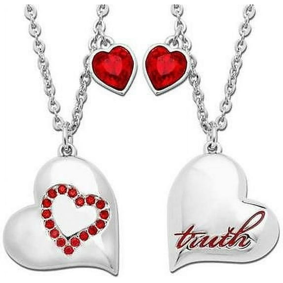 Swarovski Crystal HEART TRUTH 2012 Pendant Necklace -1125237