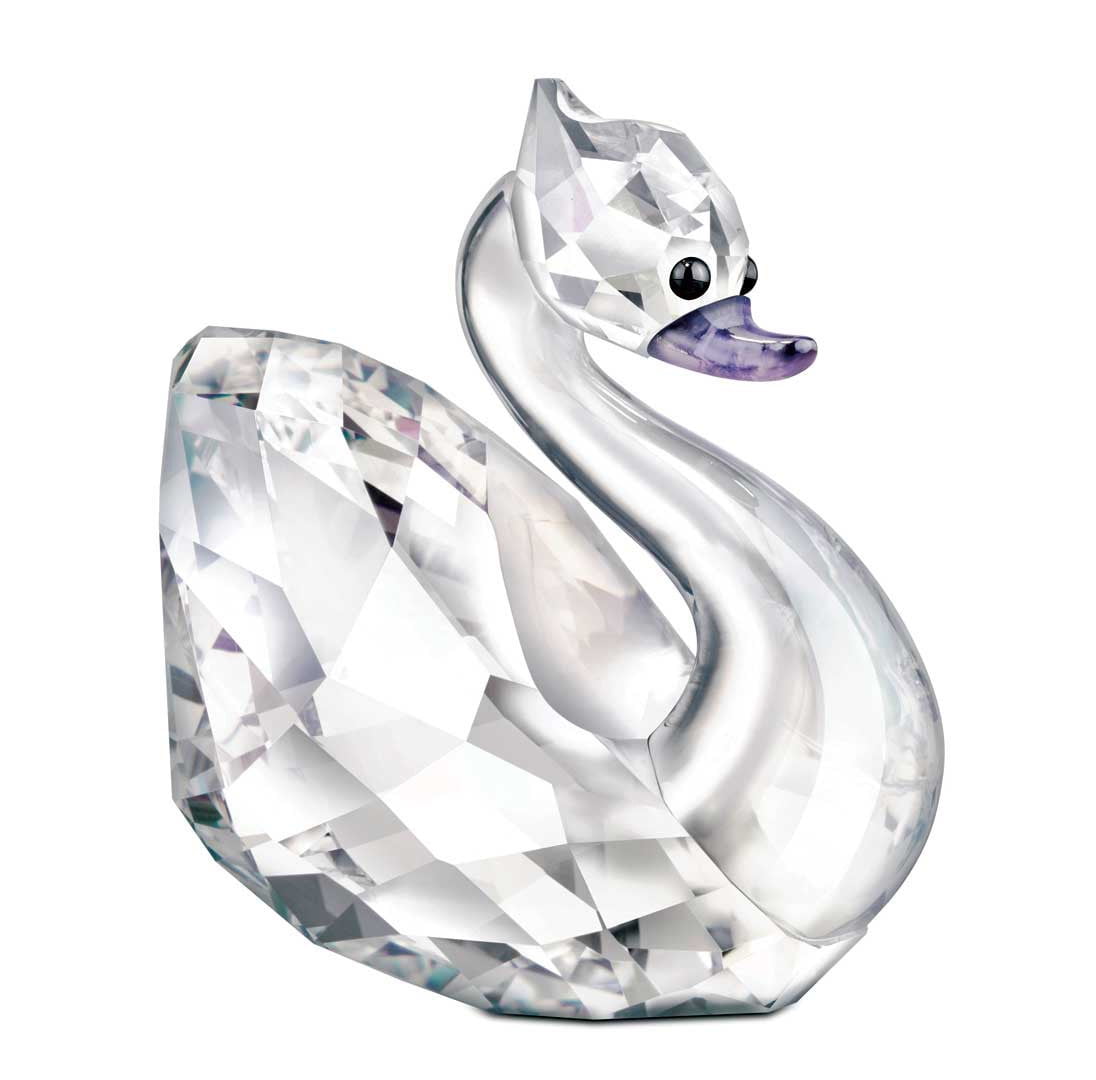置物 SWAROVSKI (BROADWAY-AUDREY) Swarovski Crystal LovLots Figurine Swan BROADWAY AUDREY #1128901