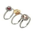 thumbnail image 1 of Swarovski Crystal MIMOSA Set of 3 Rings (Small/52/6) -1065355, 1 of 3