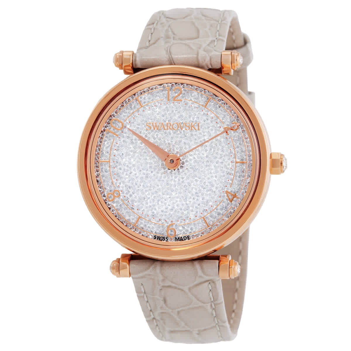 Swarovski Crystalline Wonder Leather Strap Pvd Rose Gold  display picture 1