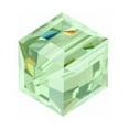 thumbnail image 1 of Swarovski Cubes for Square Beads Article #5601 - Chrysolite Color - 6mm Size - 10 Beads, 1 of 1