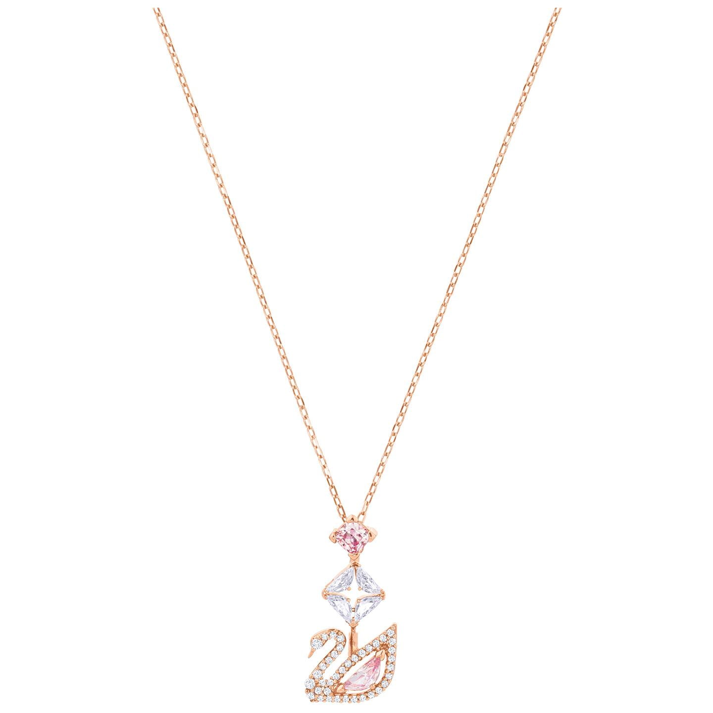 Howlite Swan Pendant necklace silver chain for women – Kiri Kiri